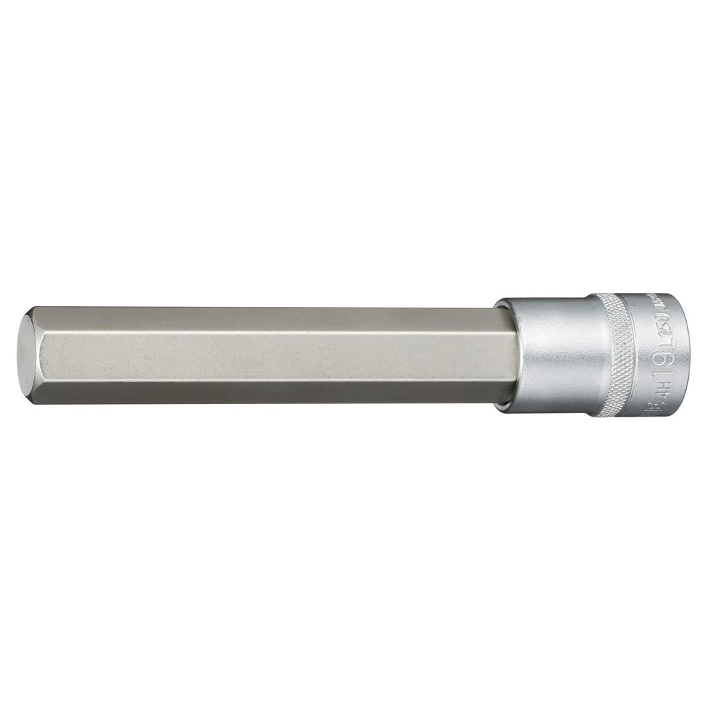 TONE Extra Long Hexagon Socket 19mm Hex Size 4H-19L150, 12.7mm (1/2") Drive,
