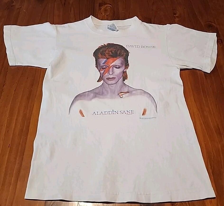 Vintage David Bowie Tee Small Aladdin Sane Music Artists 2006 70s 80s Rare