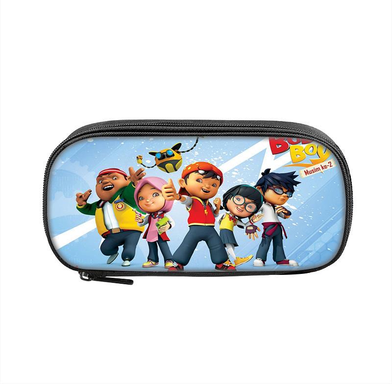 Пенал Boboiboy для детей, нейлоновая сумка для хранения с мультяшным дизайном