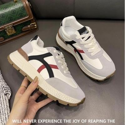 Модные кроссовки на платформе в стиле папиных кроссовок, женские ретро студенческие беговые кроссовки