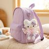 Officially Licensed 11cm Kitty Plush Keychain Cute Angel Style Star Bow Stuffed Doll Soft Bag Charm in Stock Gift