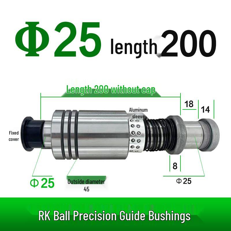 Replacement Disc Mill Mold Accessories - Cross Roller Rolling Rubber Sleeve & Outer Guide Post Bushing Set
