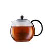 BODUM Teapot Tea Maker ASSAM Tea Press 500ml Black Black Tea Green Tea Chinese Tea Herbal Tea Fruit Tea Plastic Filter Glass Beaker Over Extraction