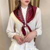 Accessories Bag Decoration Wraps Striped Korean Style Scarves Printed Scarf Silk Scarf Female Shawl