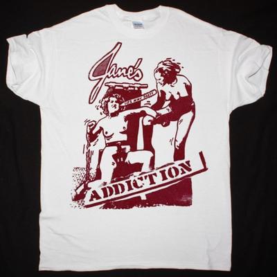 НОВЫЙ Хлопковый Белый Футболка с Коротким Рукавом Музыкальная Группа Jane's Addiction BT645 Унисекс Футболка