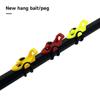 10 Pcs Portable Fishing Rod Hook Keeper Baits Hanger Fishing Hook Keeper with 3 Size Rubber Rings Fishing Accessories