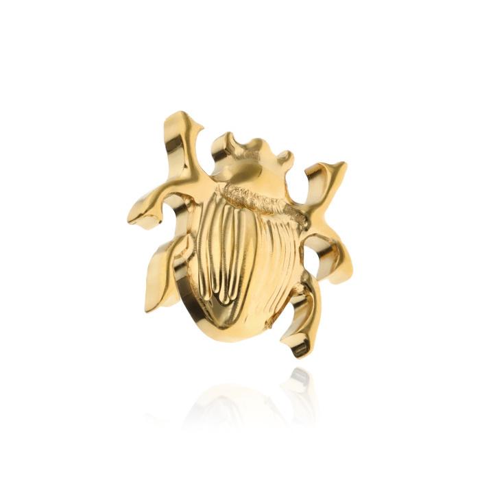 Titanium Beetle Nut - Gold - Tna-198 1.2 Mm