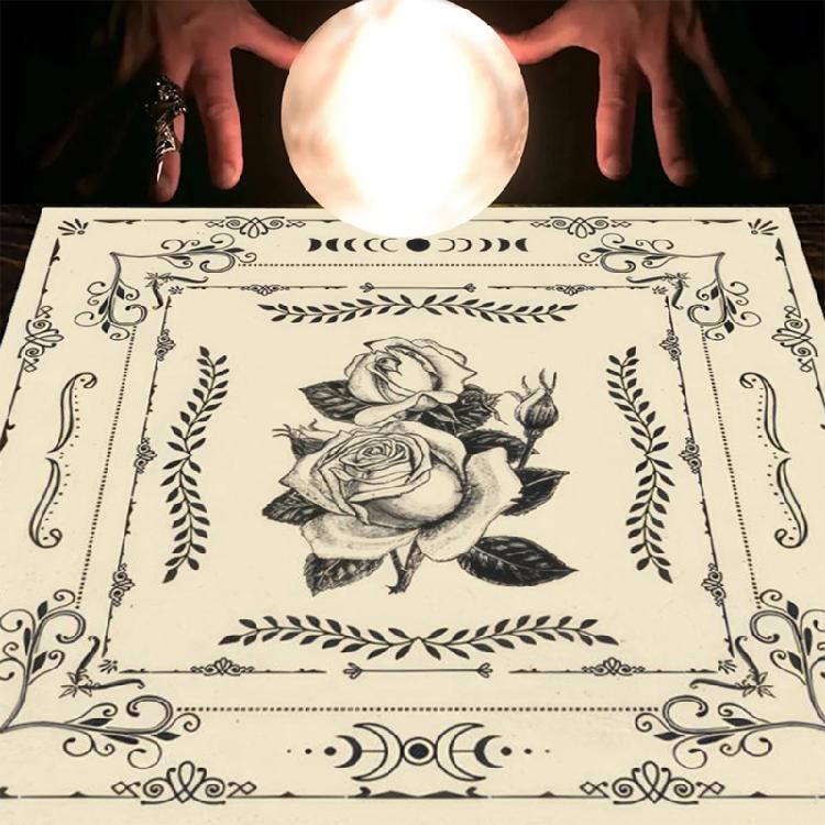 Tarot Card Tablecloth Altars Cloth Astrology Divinations NonSlip Mat Tapestry