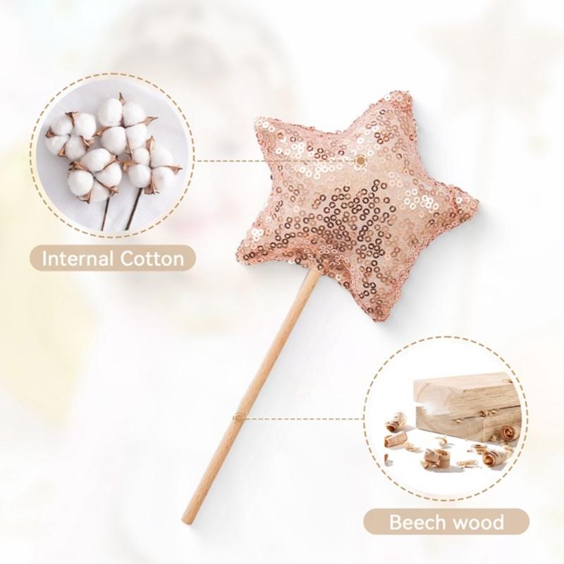 Children Birthday Party Headband Dazzlings Wand Kids Birthday Party Accessories for Children Birthday Celebrations Gift