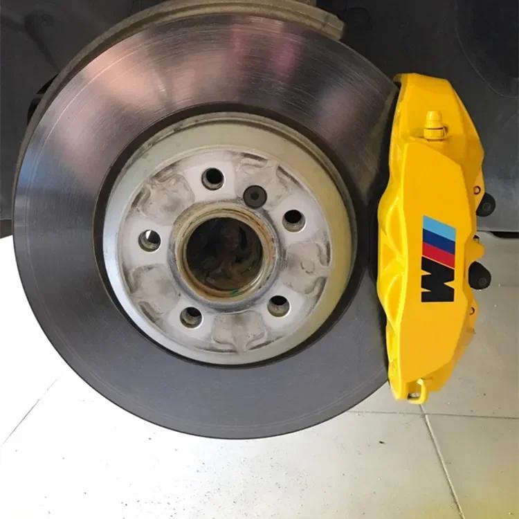 4pcs car rearview mirror steering wheel sticker car brake caliper decoration sticker decal For BMW M3 M5 M6 X1 X3 X5 E34 E39 E36