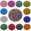 Jewelry Making Pendant DIY 3mm 4mm Candy Color Silver Plated Mini Loose Beads For Necklace Bracelet Seed Glass Beads