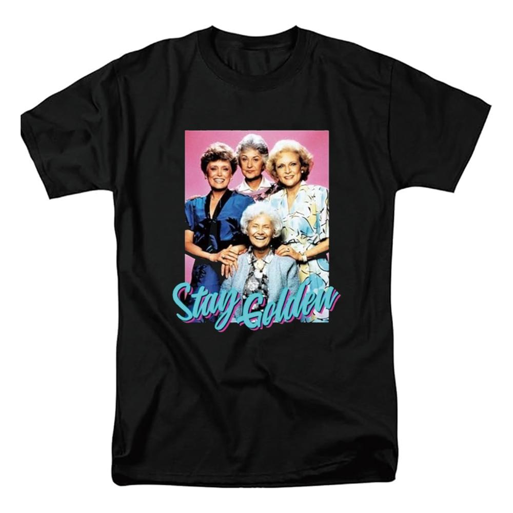 2026 Newest Fashion Thug Life Stay Golden Gilrs Vintage Shirt T-Shirt for Men and Women 42202