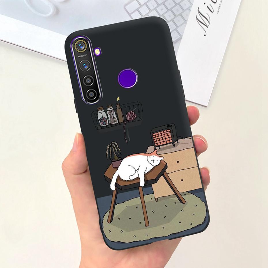 Fashion Case For Realme 5 Pro 5i 5s Soft Silicon Protective Cover For Realme5 5 i 5Pro Jelly Phone Cases