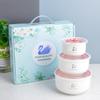 Керамический набор контейнеров для хранения свежих продуктов Jinmingli Swan