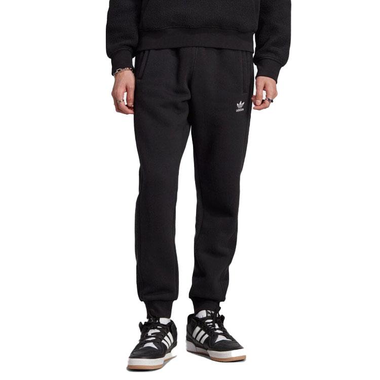 adidas Оригинальные мужские спортивные брюки FW23 с принтом логотипа и эластичной талией, черные, II5791