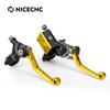 7/8" 22mm Hydraulic Brake Clutch Lever With Brake Fluid Reservoir Cap For Yamaha YZ85 YZ125 YZ250 YZ250F YZ450F TTR250 TTR600