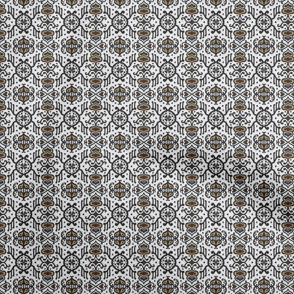 oneOone Cotton Flex Fuschia Pink Fabric Asian Block Sewing Craft Projects Fabric Prints By Yard 40 Inch