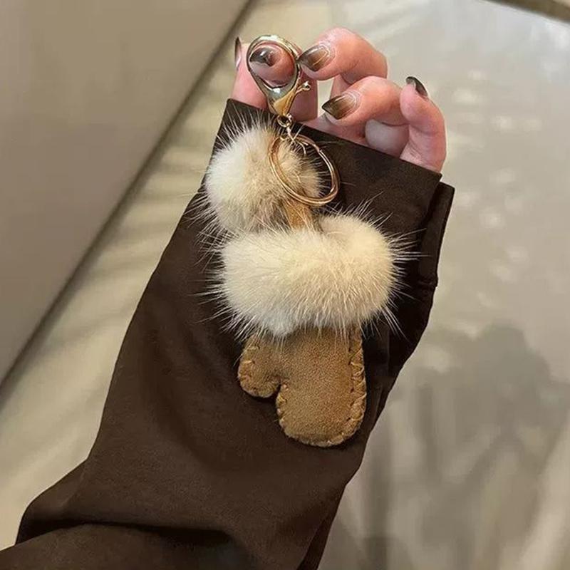 Ladies' Bag Pendants Gloves Cute Kawaii Sweet Bag Accessories Multifunctional High-quality Keychain