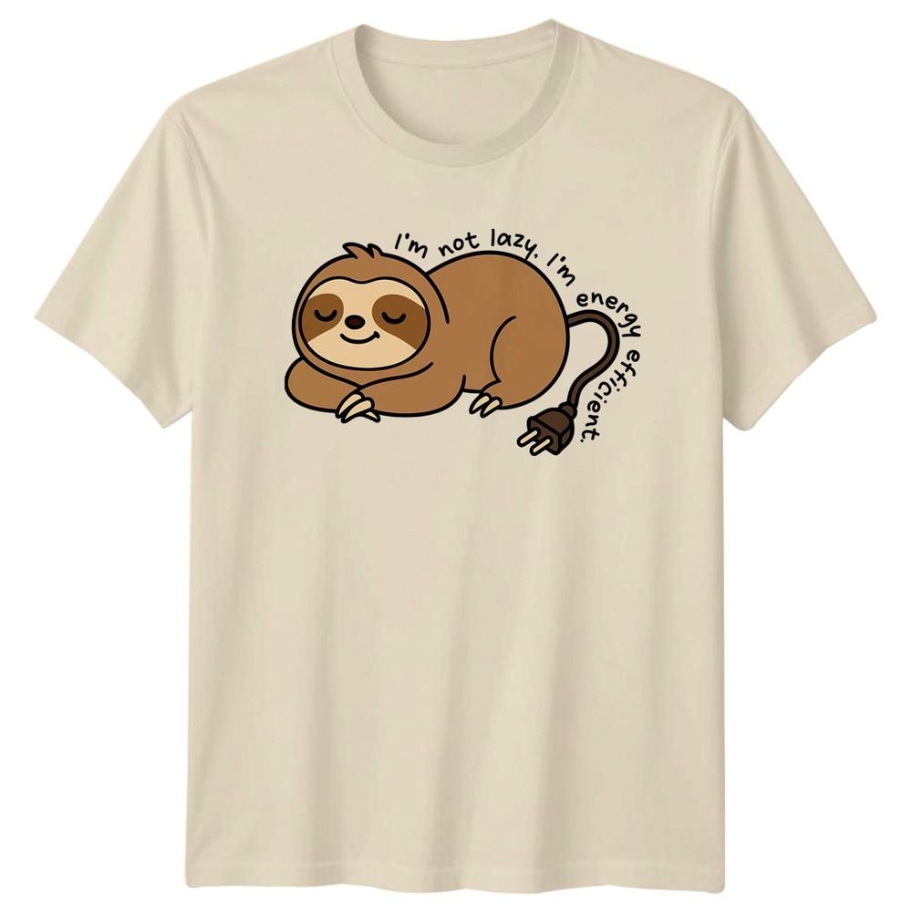 Im Not Lazy Im Energy TShirt Sloth Humor Birthday Gift For Him And Her