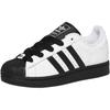 adidas Originals Superstar 2 Мягкие и удобные Низкие Детские Скейтбордические Кроссовки Белые Черные JI0210