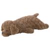 Livheart Body Pillow Cotton Nemunemu Animals Toy Poodle Chocolate Brown M Size Fluffy Squishy Dog Plush Toy Body Pillow Gift (Approx. 50cm) 48952-17