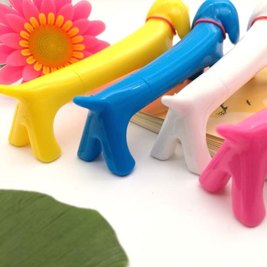 1шт милая собака заполнена форма щенка чернила шариковая гелевая ручка офисные школьные канцелярские принадлежности