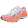 Mizuno Wave Rebellion Flash Light Orange Men Sneakers White Silver J1GC233501