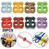 Double Hole Bean Toggle Clip Sportswear Accessories Stopper Cord Lock Apparel Shoelace Buckle