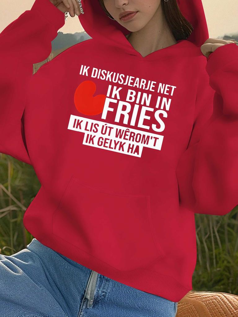 Голландские забавные женские худи с фризским принтом