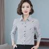 Women's Striped Chiffon Long Sleeve Shirt - Stylish Spring/Autumn Design 2021