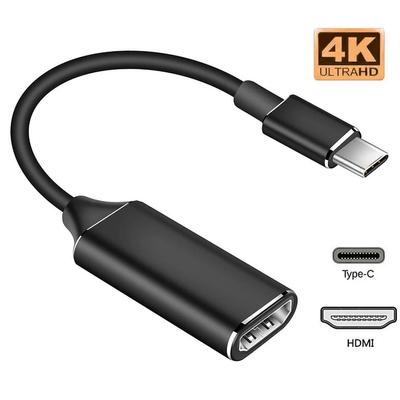 Кабель Type C на HDMI 4K 30 Гц, USB C на HDMI, адаптер-конвертер для ТВ, дисплея ПК, компьютера, телефона, кабель USB 3.1 HDMI