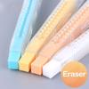 1 шт. креативный прессованный выдвижной ластик для карандашей в форме ручки для рисования, без пыли, резиновый ластик для письма, сменный ластик, принадлежности для рисования