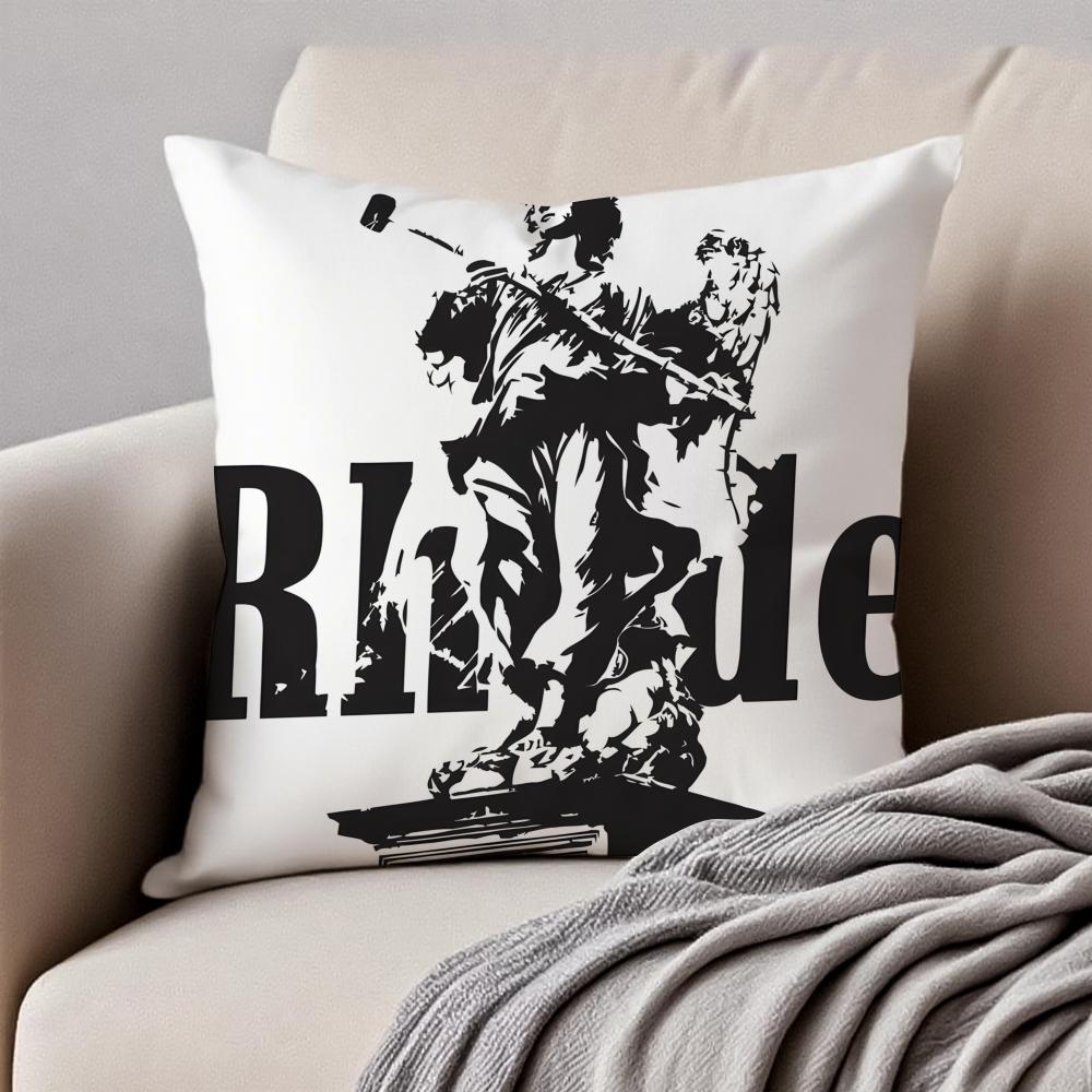 Fashion Brand RRHUDEs Cushion Cover Pillowcase Antidustmite Invisible Zipper Short Plush Sofa Cushion