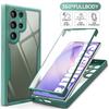 Чехол-бампер 360° для Samsung S26 Ultra S23 Plus S21 S20 S25 Edge Чехол-книжка для Samsung S25 Ultra S24 Защитное стекло для экрана Чехол для телефона