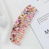 European & American Fashion Acetate Anti-Static Marble Hair Comb for Women