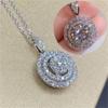 Pendant Women Cubic Zircon Necklace Jewelry Fashion Wedding