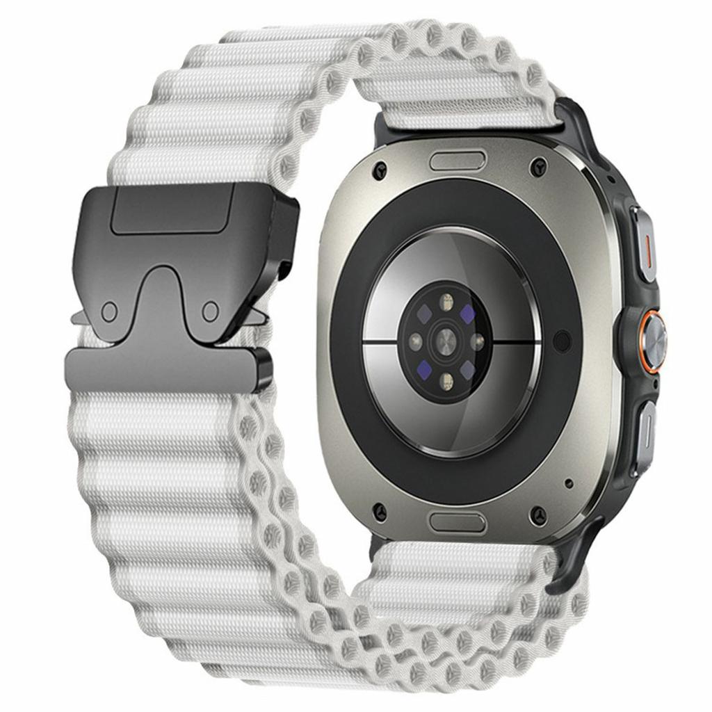 Для Samsung Galaxy Watch Ultra (2025) Ремешок для часов 47 мм / Ultra 47 мм, парашютная пряжка, нейлоновый ремешок на запястье, широкий узор «волна»