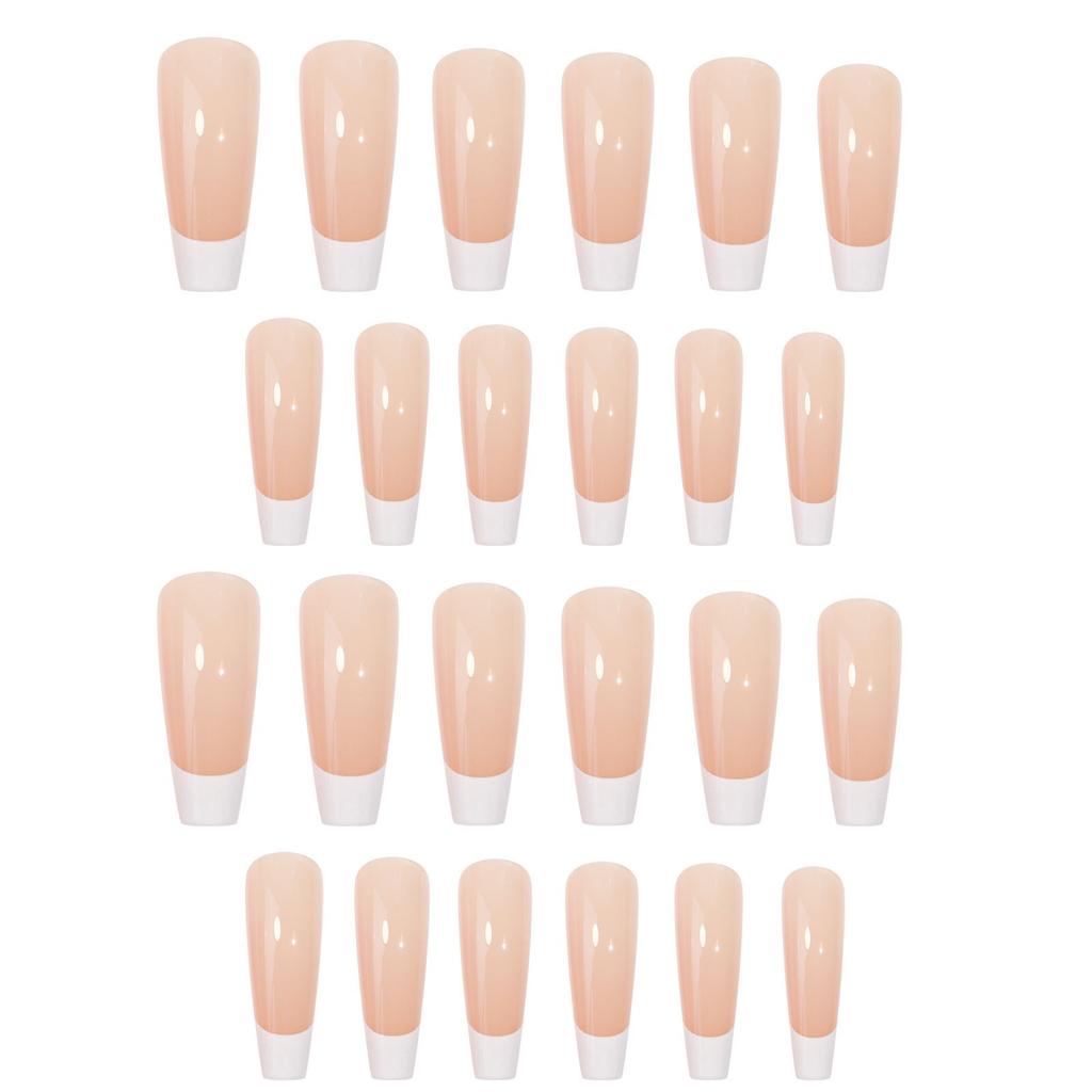 European and American French Long Ballet Armor Wear 24 Pieces Nail Art Patch Fake Nail Finished Nail
