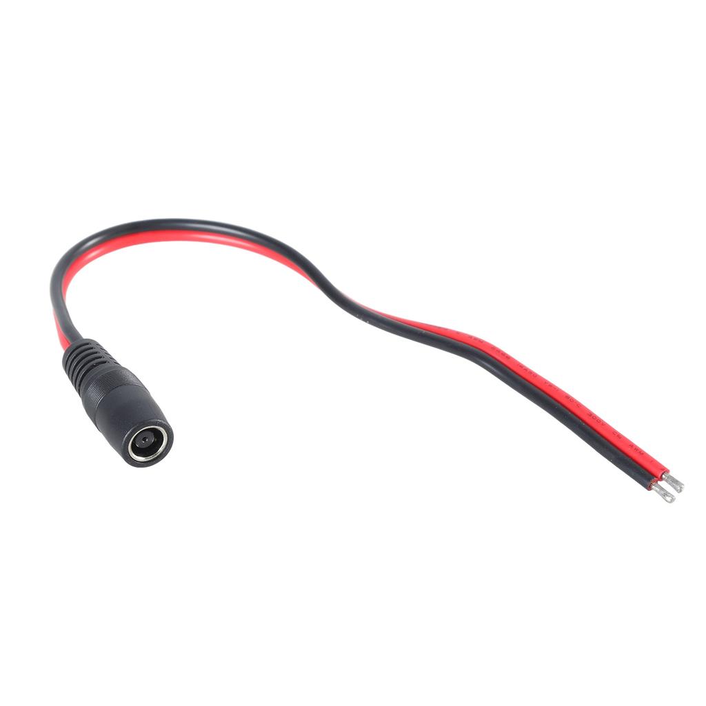 Кабель питания DC7909 8мм гнездо/вилка к открытому концу с оголенными проводами 14AWG 7.9x0.9мм цилиндрический адаптер пигтейл для солнечной батареи