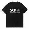 Футболка Фонда SCP scp foundation Нарушение сдерживания надежно сдерживать защищать 173 специальный con