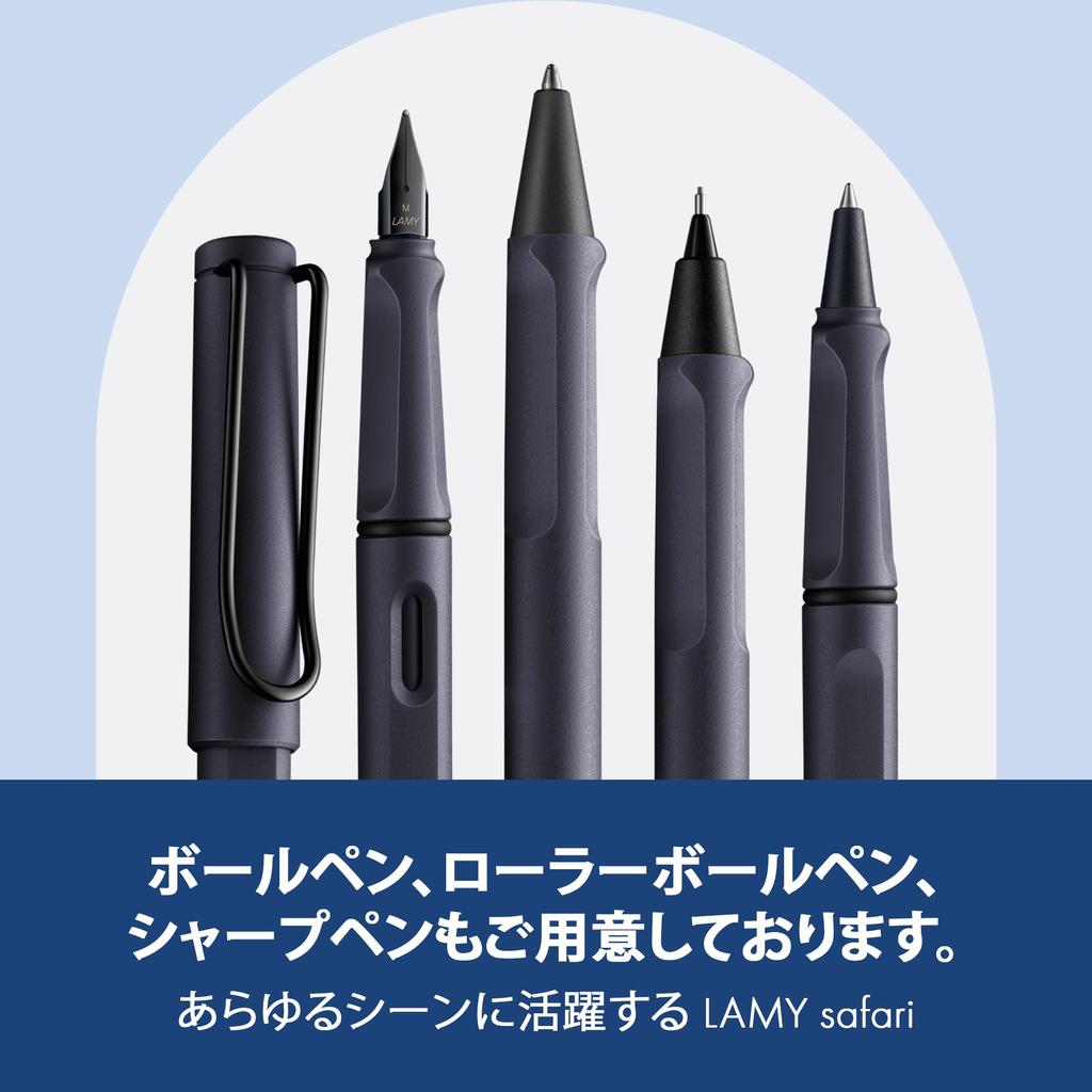 Перьевая ручка LAMY Safari Steel Black Эргономичный захват и полированная сталь Размер EF Идеально подходит для письма и каллиграфии В комплекте картридж с синими чернилами LAMY T10