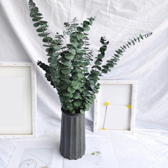 17-дюймовые красивые искусственные листья эвкалипта расслабляются и реалистичны своими руками