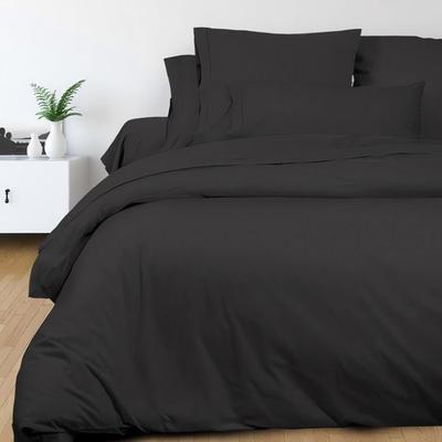Хлопковый пододеяльник 240x220 см PERCALE антрацит, Soleil d'ocre