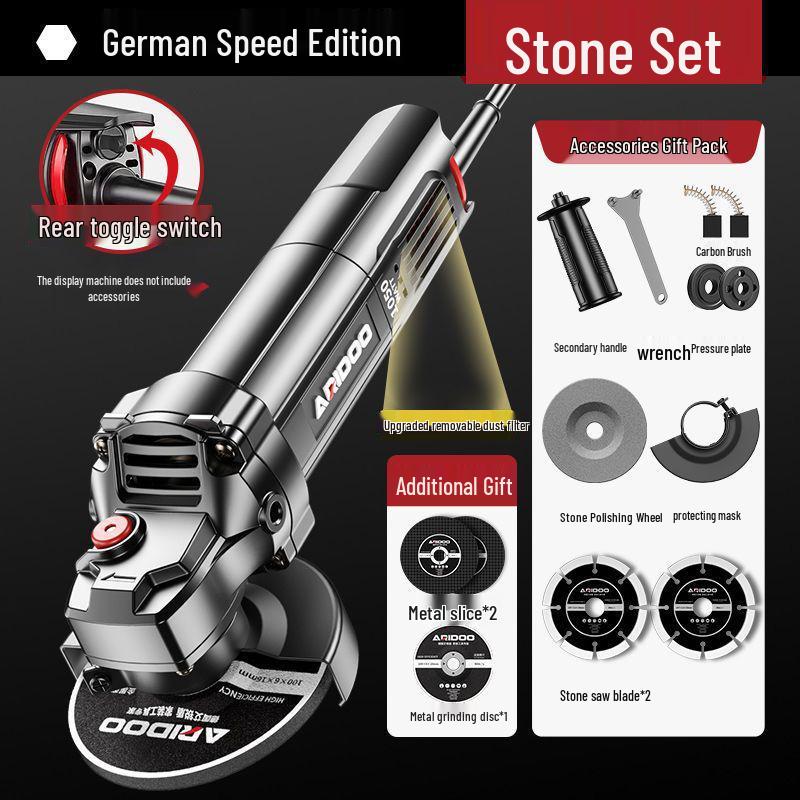 Многофункциональная угловая шлифмашина: Маленький бытовой полировальный и режущий инструмент