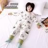 Winter Cotton Padded Sleep Sack Toddlers 3-8 Years Warm Long Sleeve Anti-Kick Sleepwear Girls Boys