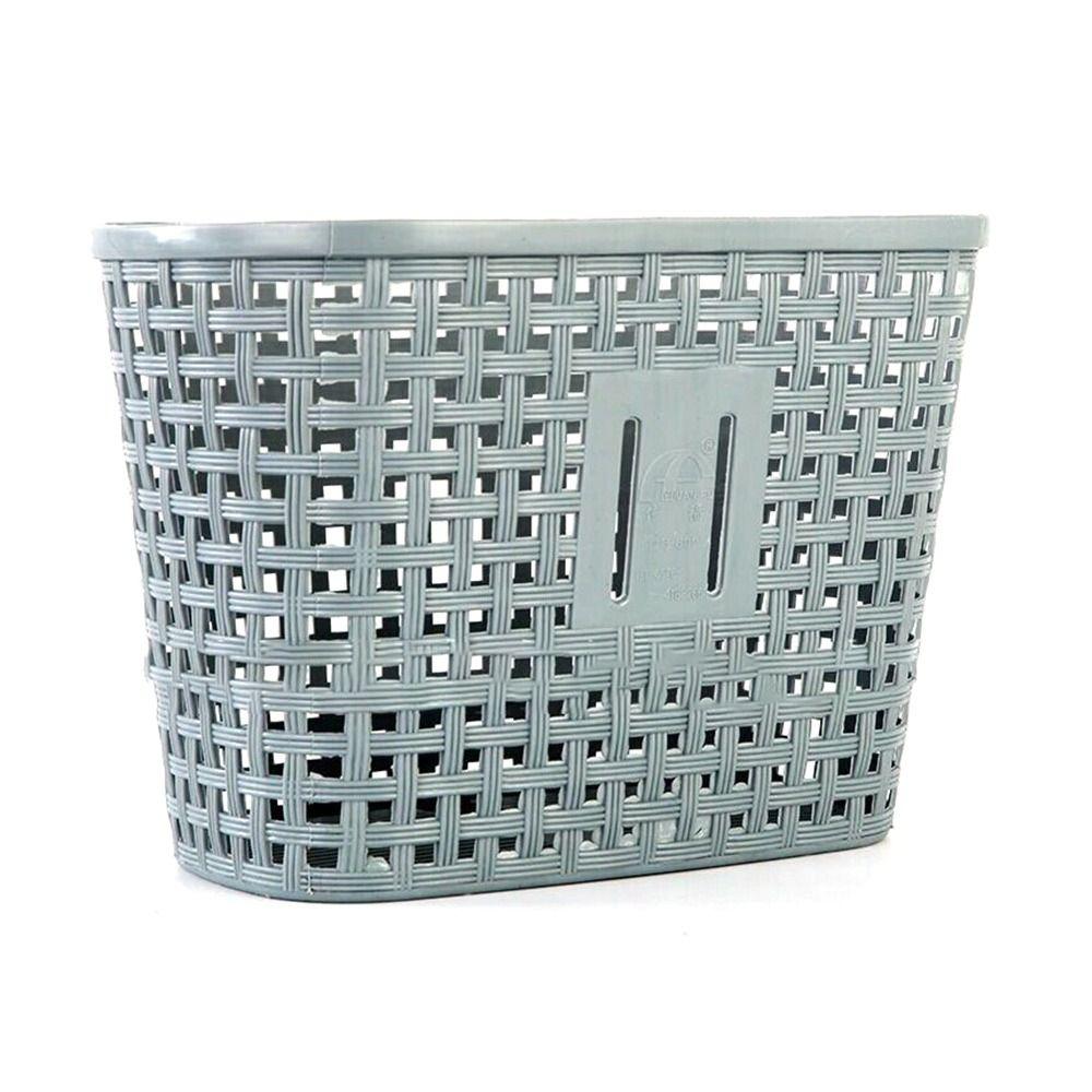 Plastic Bicycle Storage Bag Hollow Scooter Handlebar Basket Rear Cycling Accessories