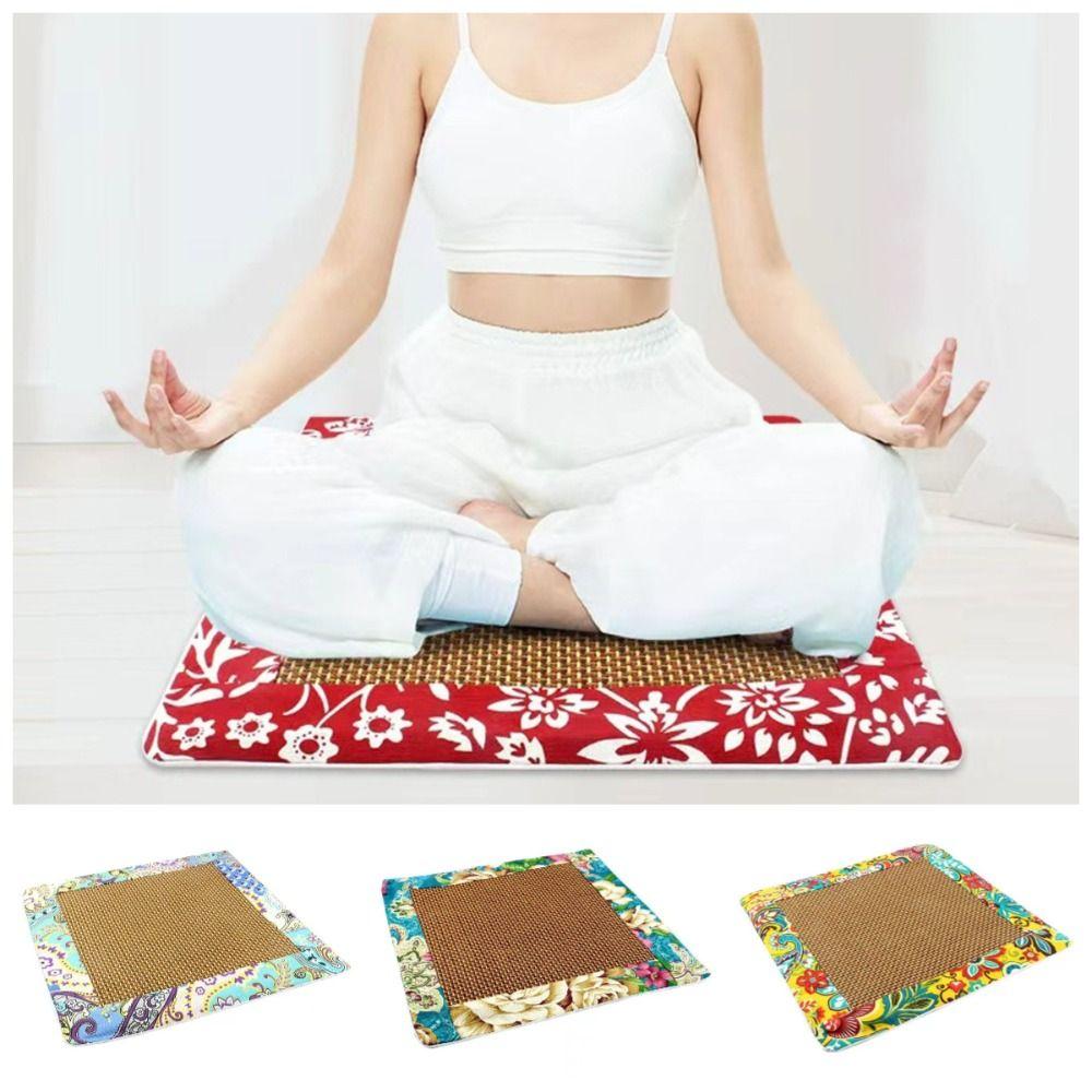 Прохладная ротанговая подушка на сиденье, дышащая подушка для стула, защита стула, подушка для автомобильного сиденья, йога