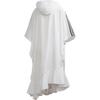 Adidas Originals J Koo Hooded Striped Long Cape Women Outerwear White FT9871