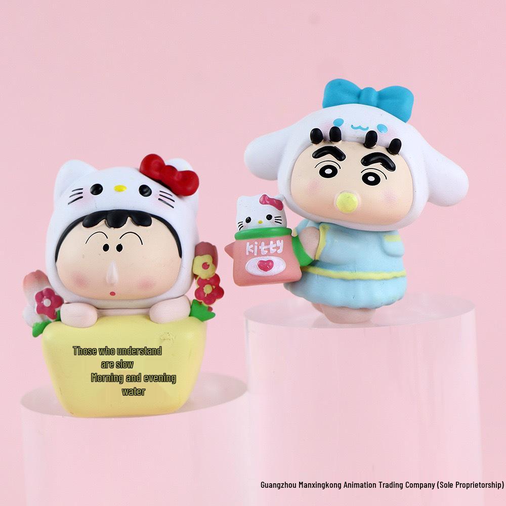 Sanrio Crayon Shin-chan Creative Cartoon Figure Ornament - Crayon Shin-chan Series