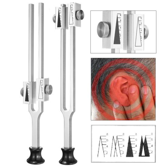 Aluminium Alloy C64Hz C128Hz Adjustable Tuning Fork Neurology Diagnostic Tool